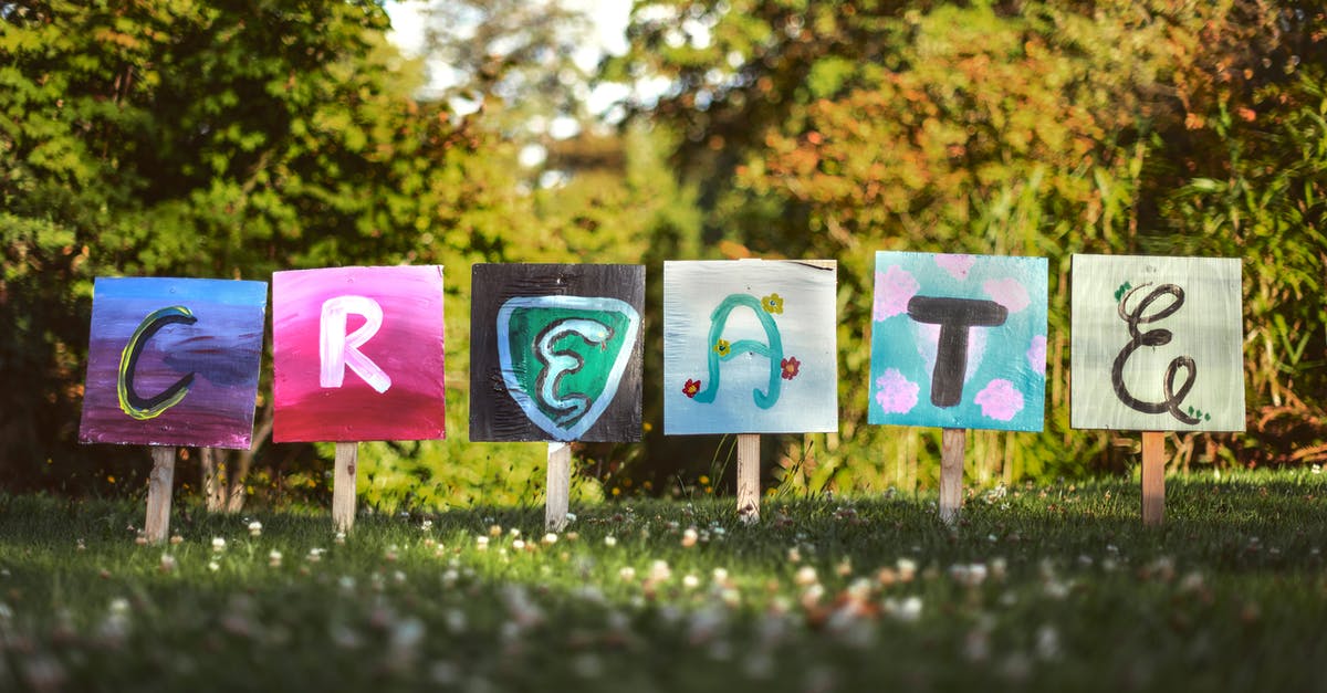How do I create warp signs? - Assorted-color Great Board Decor Lot