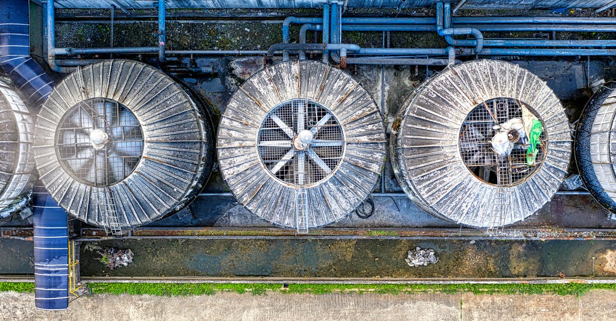 How do I disable the power grid in the Seoul Power Plant? - Metal ventilation system on factory