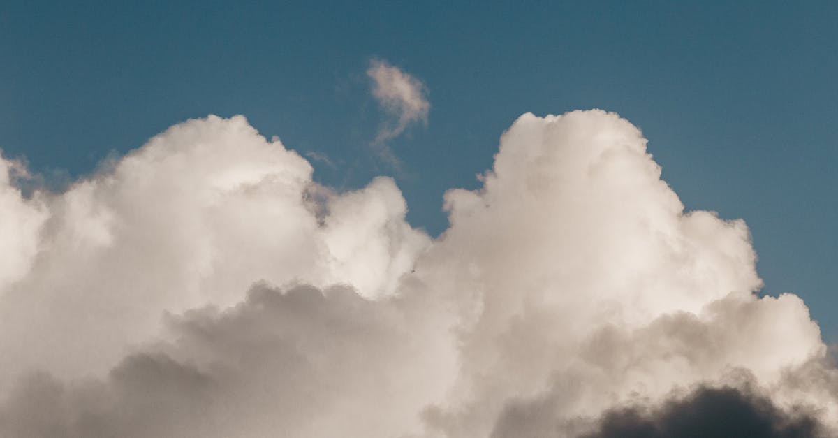 How do I do a Big Air? - Blue sky with fluffy clouds in daytime