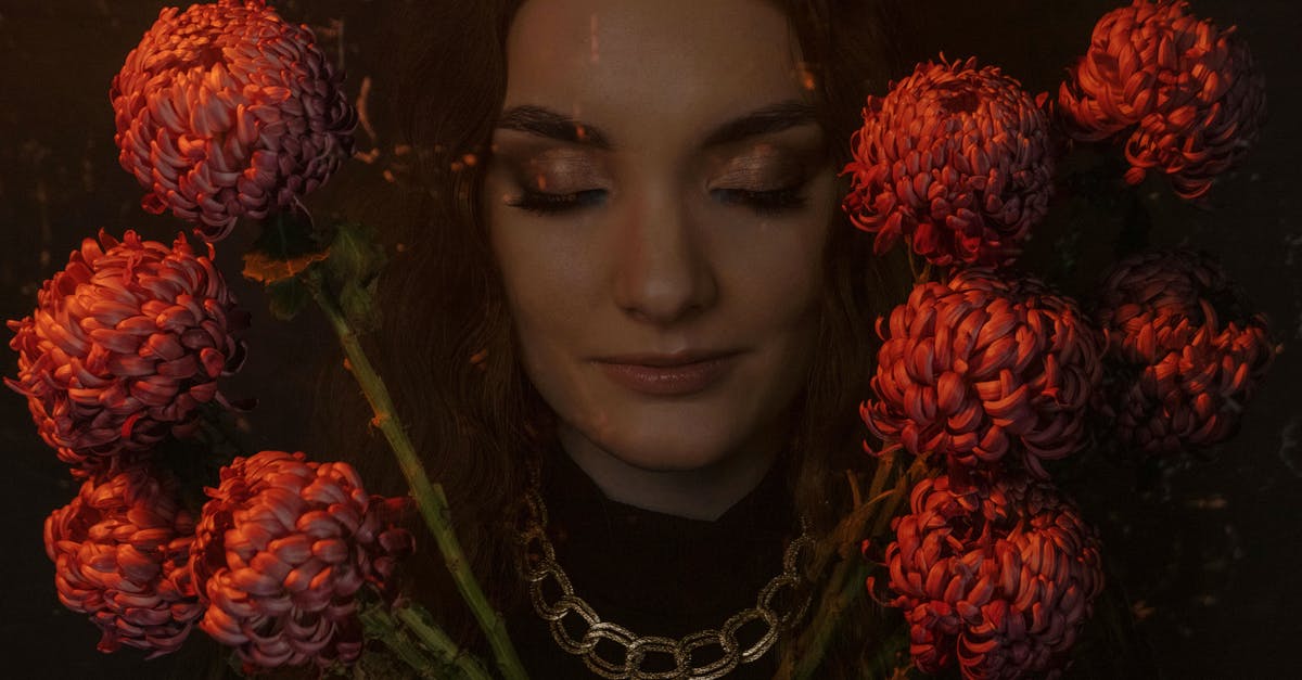 How do I effectively chain a Pokémon battle? - Stylish woman with chain among blooming chrysanthemum How do I effectively chain a Pokémon battle? - Stylish woman with chain among blooming chrysanthemum