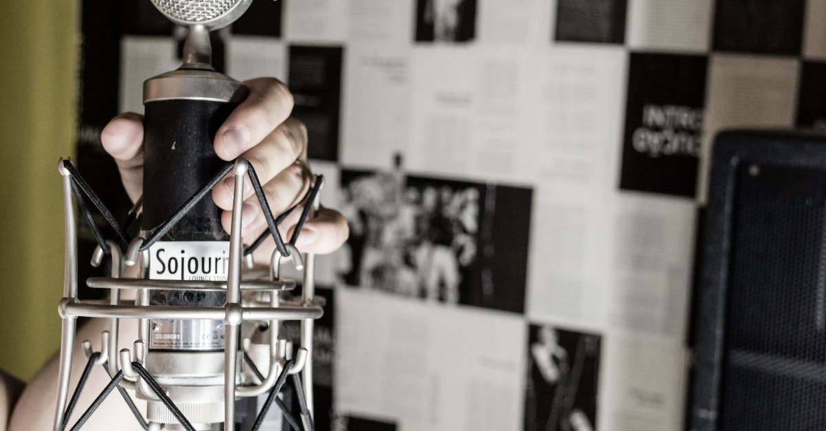 How do I fix my microphone in Garry&rsquo;s mod and other Source games? - Crop man adjusting microphone in studio