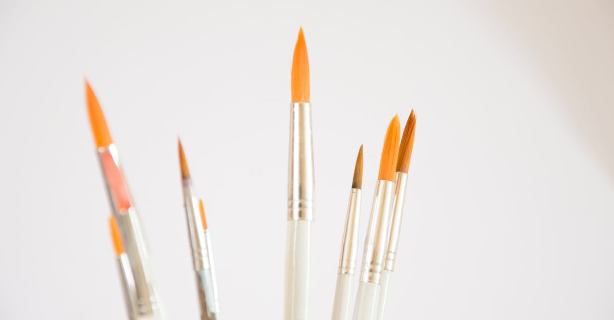 How do I get a balanced arte set up? - Selective Focus Photography of Fine-tip Paint Brushes