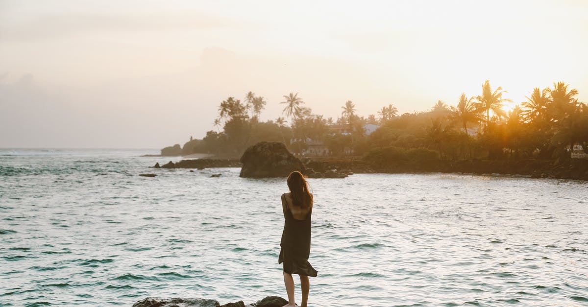 How do I get back from Eve? - Woman Standing and Looking at Sea at Sunset 