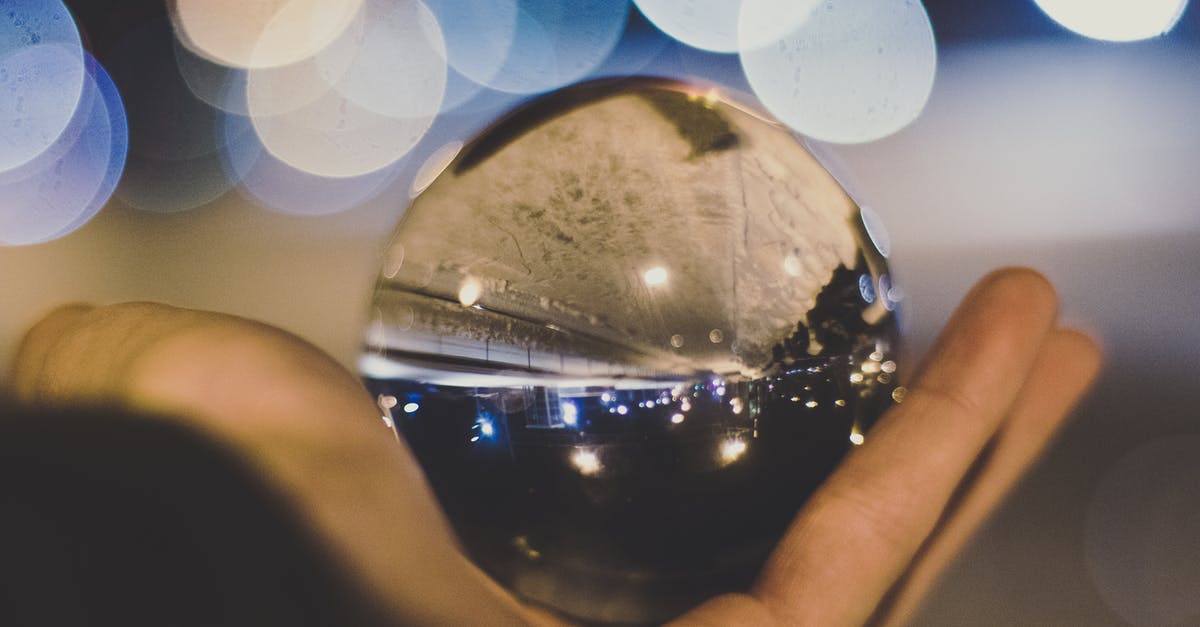 How do I get out of Crystal Peak? - Crystal Ball on Person's Hand