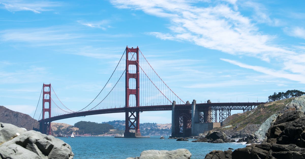 How do I get to the other side of this bridge? - Golden Gate Bridge in San Francisco California Under Blue Sky during Daytime