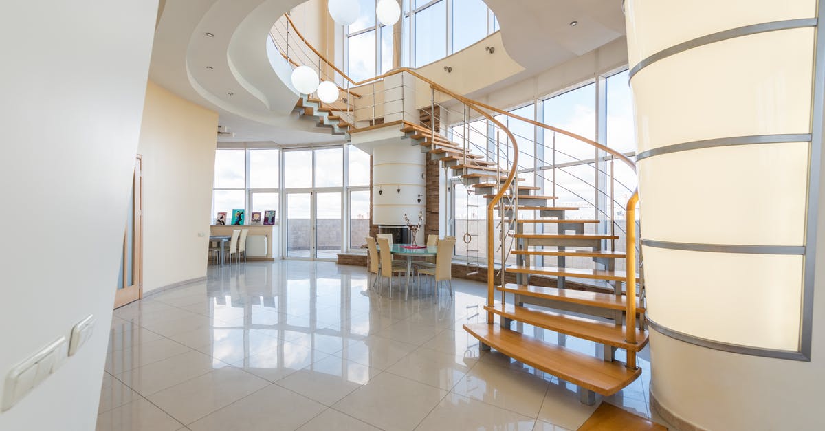 How do I get to the second floor of the Lecture Building? - Interior of modern house with staircase How do I get to the second floor of the Lecture Building? - Interior of modern house with staircase