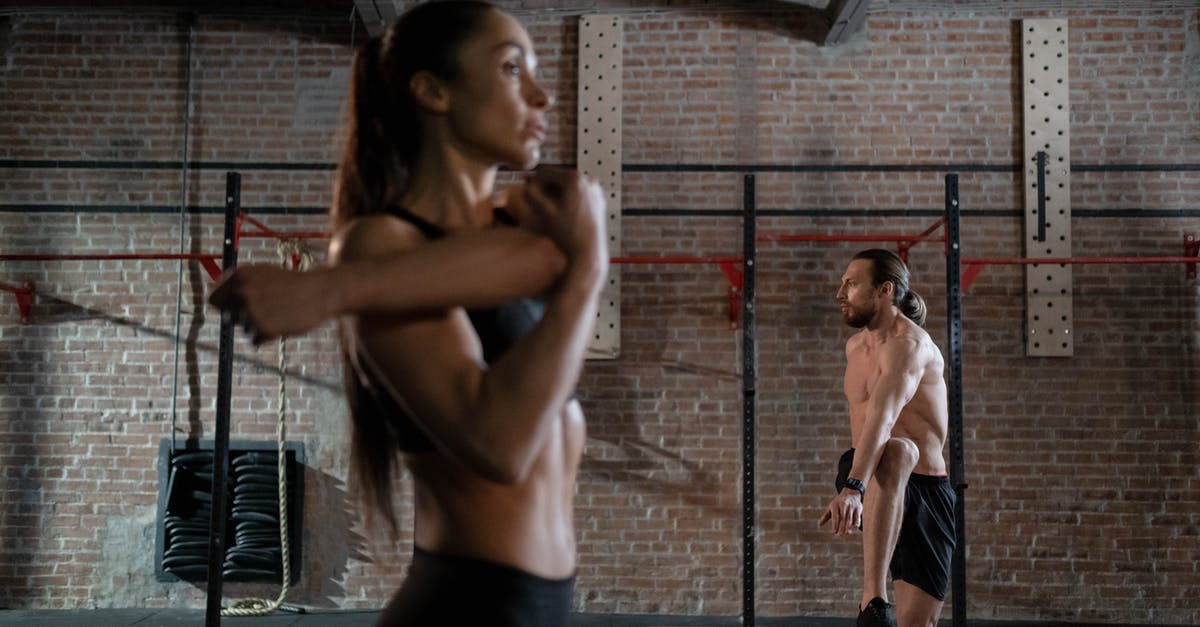 How do I get to the second gym in Pokémon Alpha Sapphire? - Man and Woman Warming Up Their Muscles