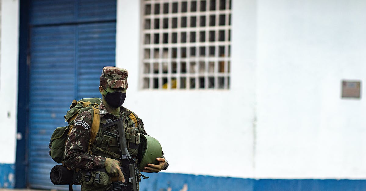 How do I give items and weapons to my squad members? - Man in Green and Black Camouflage Uniform