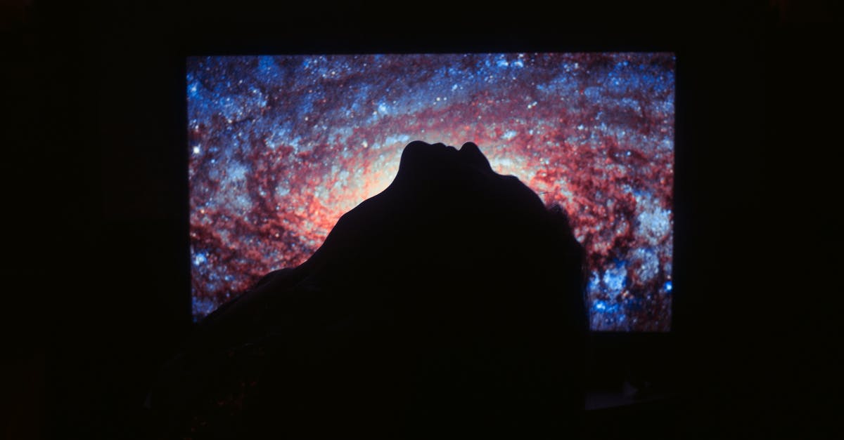 How do I know which poses correspond to which stars? - Black Flat Screen Tv Turned on Showing Blue and Orange Abstract
