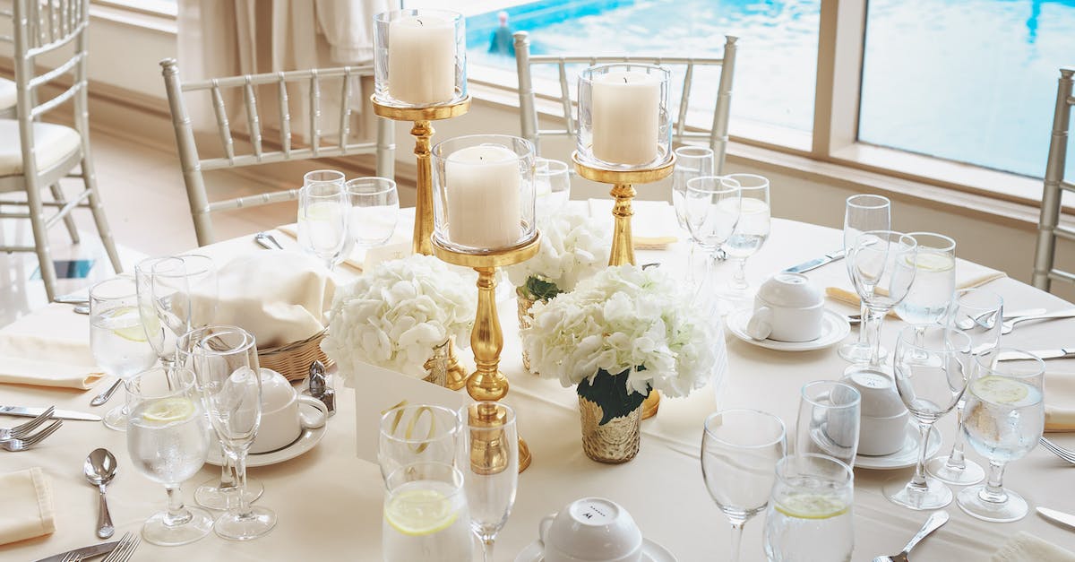 How do I leave the Knife & Candle? - elegant table setting

