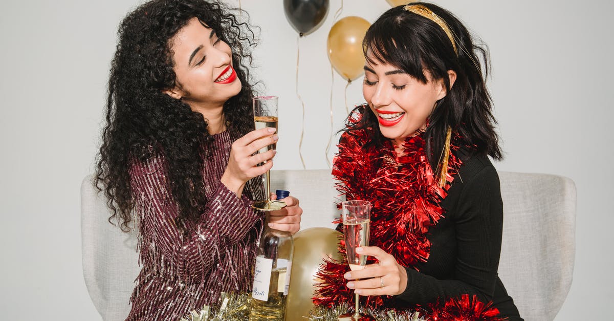 How do I make my friend Notable? - Cheerful women with glasses of champagne among balloons How do I make my friend Notable? - Cheerful women with glasses of champagne among balloons