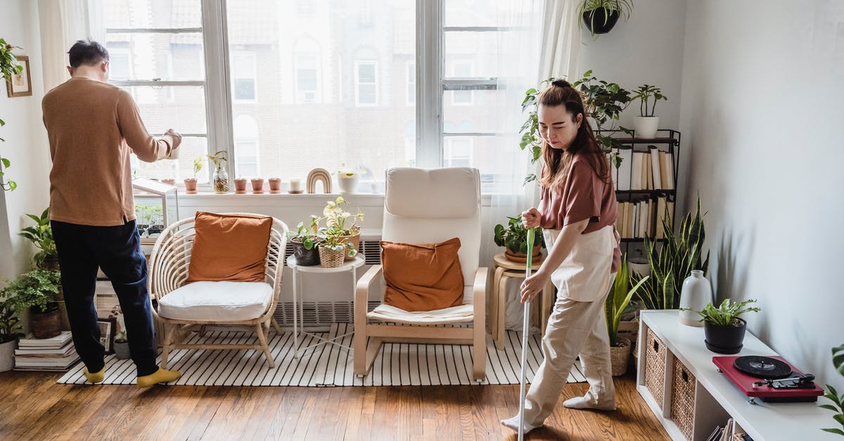 How do I merge 3 Rooms together? - A Man and a Woman Cleaning their House