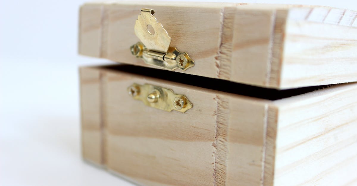 How do I open the chest in the Library? - Brown Wooden Storage Box on White Box