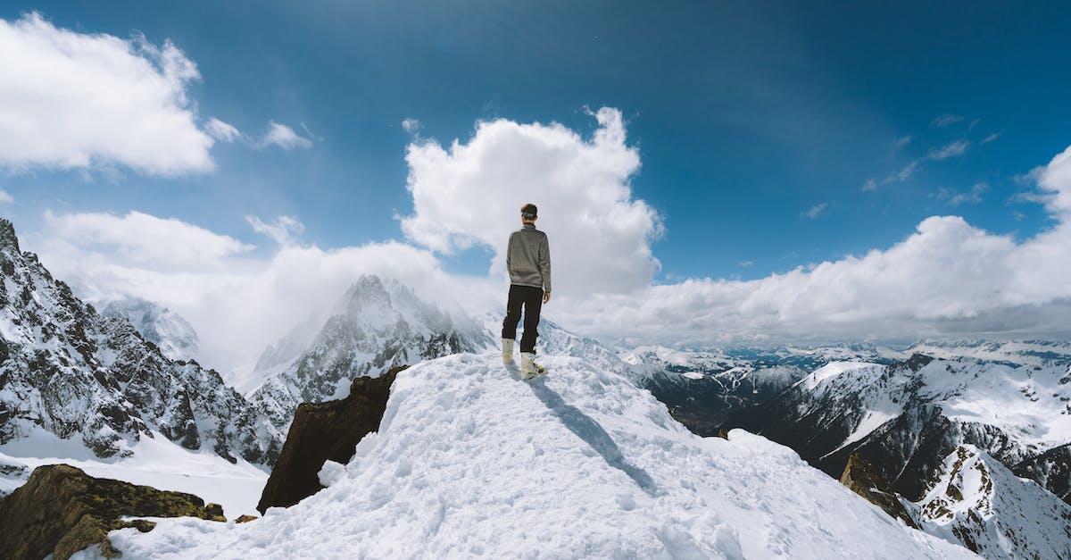 How do I perform the infinite Ice Climber grab? - Person Standing on Slope Glacier Mountain