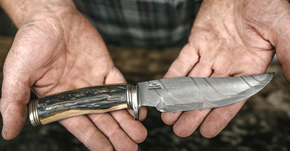 How do I summon a weapon or tool with a low durability - Hunting Knife in Hands of Unrecognizable Man How do I summon a weapon or tool with a low durability - Hunting Knife in Hands of Unrecognizable Man