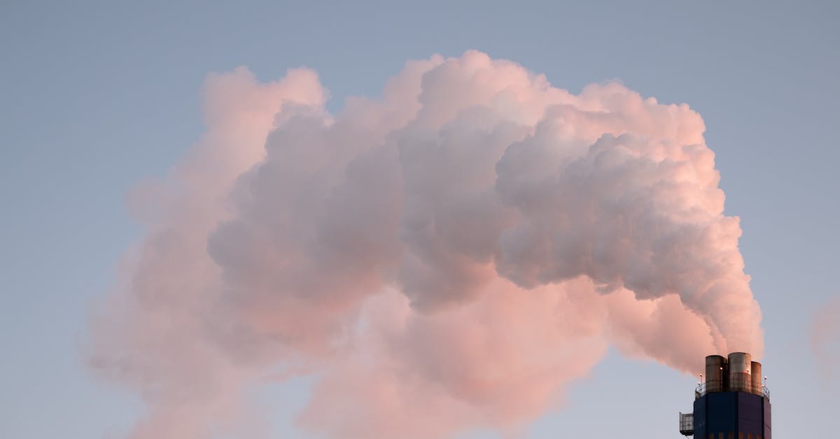 How do systems take damage from Beam weapons? - From below of clouds of smoke from industrial factory pipes polluting atmosphere against cloudless sky How do systems take damage from Beam weapons? - From below of clouds of smoke from industrial factory pipes polluting atmosphere against cloudless sky
