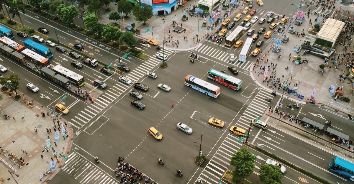 How do the vehicles spawning at objectives work? - Aerial Photography of Cars on Road Intersection How do the vehicles spawning at objectives work? - Aerial Photography of Cars on Road Intersection