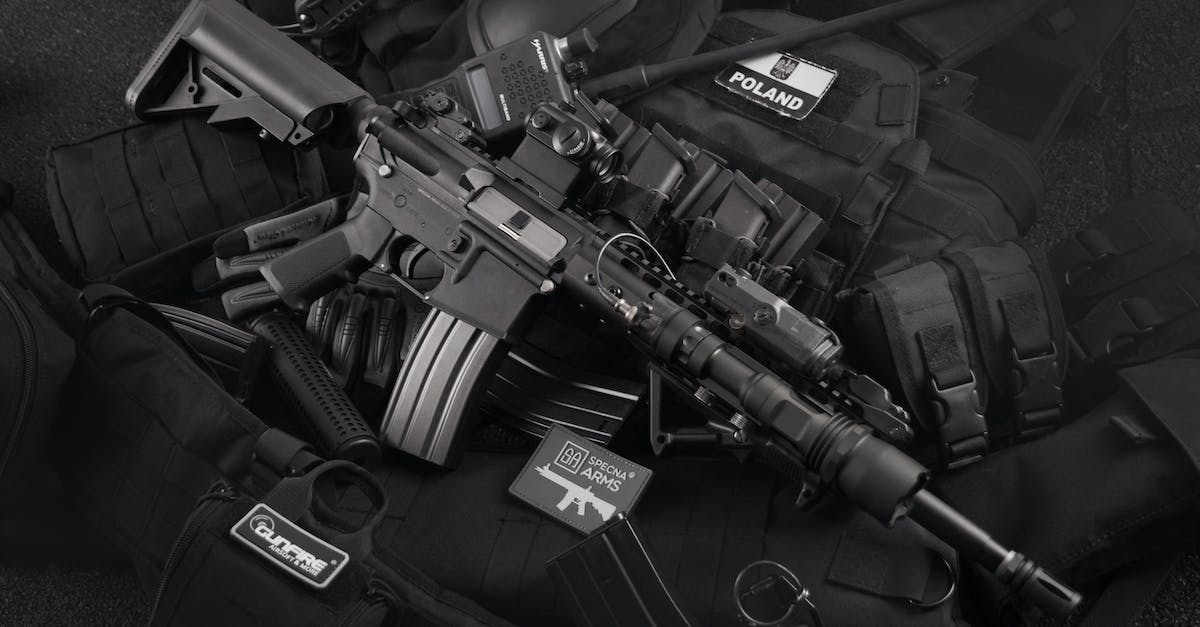 How do the weapons and ammo introduced by update 27 and 31 (Gage Sniper, Shotgun Pack DLCs) work? - Grayscale Photo of Black M4a1 on Magazines