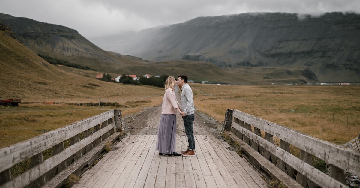 How do these terrain mountains/ledges affect gameplay? - Loving couple kissing on wooden path in highlands