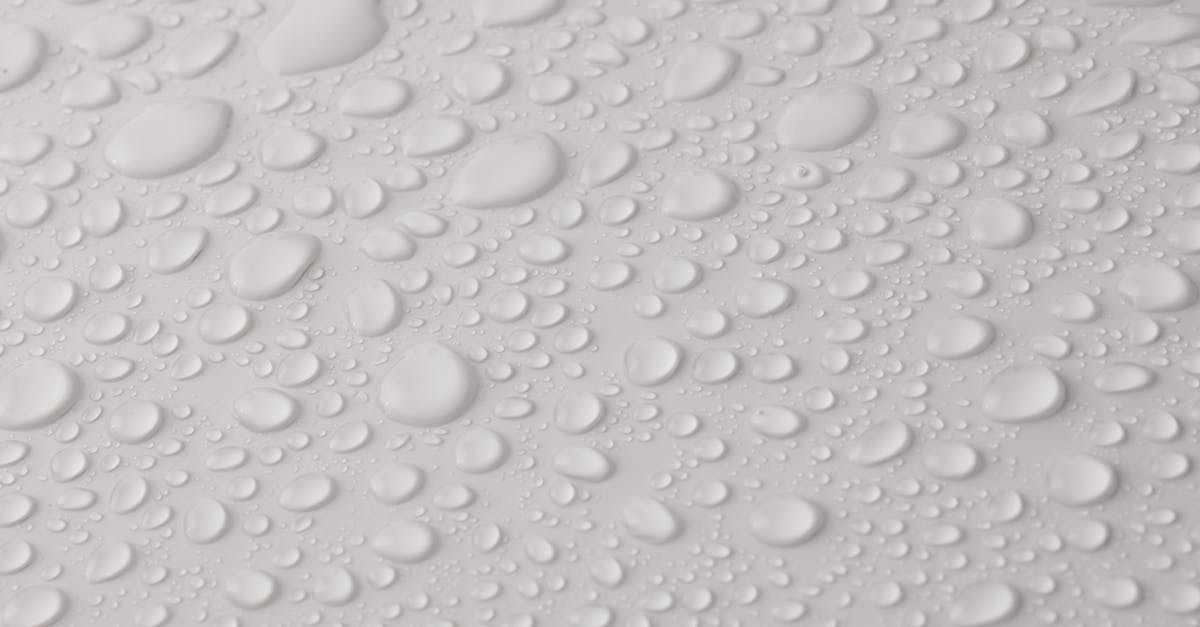 How do you attack someone with a bounty even though they come up as clean? - Closeup top view of plain wet abstract surface with small dripped water drops of different shapes placed on white background