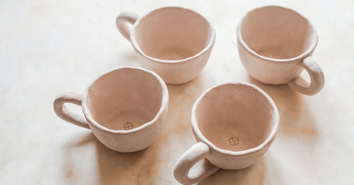 How do you clear the blocks in the end to create something? - Handmade ceramic cups on light surface How do you clear the blocks in the end to create something? - Handmade ceramic cups on light surface