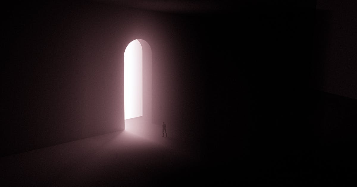 How do you enter Harper's Ferry? - Silhouette of Person Standing Near A Doorway With Bright Light 