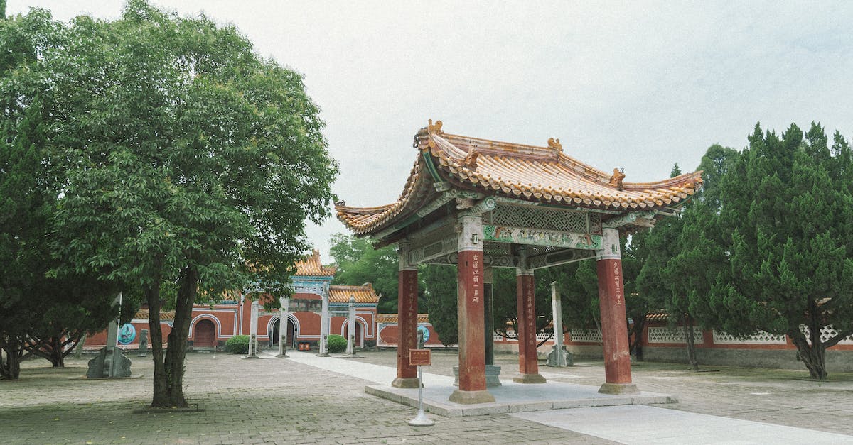 How do you get a shrine - Red and Brown Temple Near Green Trees How do you get a shrine - Red and Brown Temple Near Green Trees
