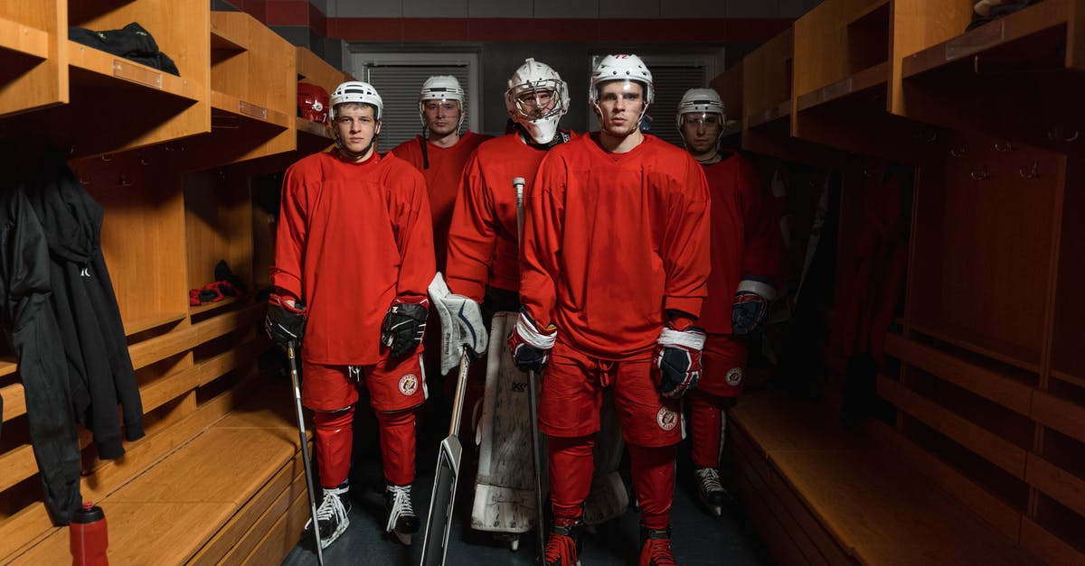 How do you make a platform that needs all players to tp to a sub room? - Hockey Team Standing in the Locker Room
