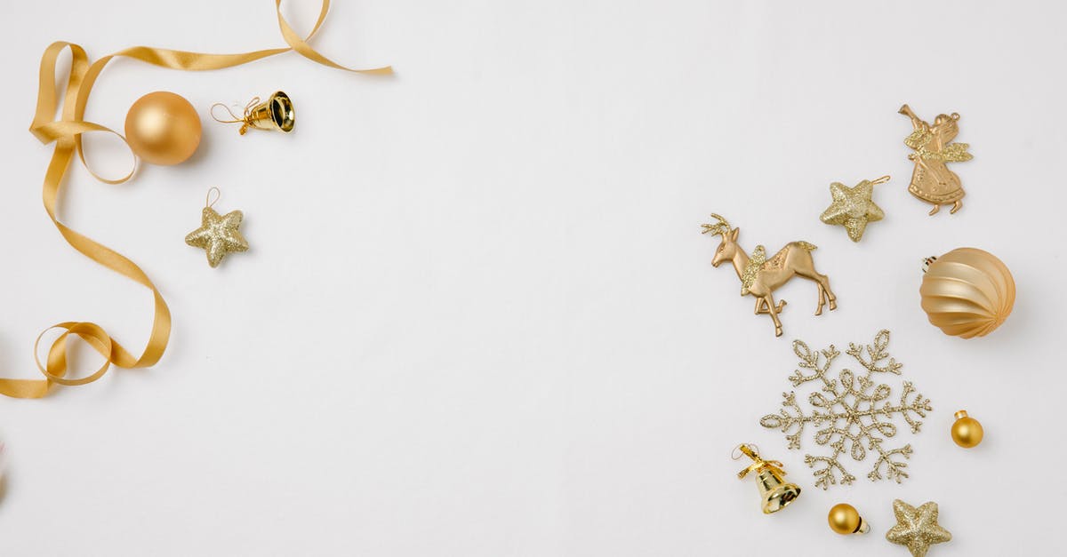 How does Angel have a brain the size of a planet? - Collection of Christmas decoration on white background