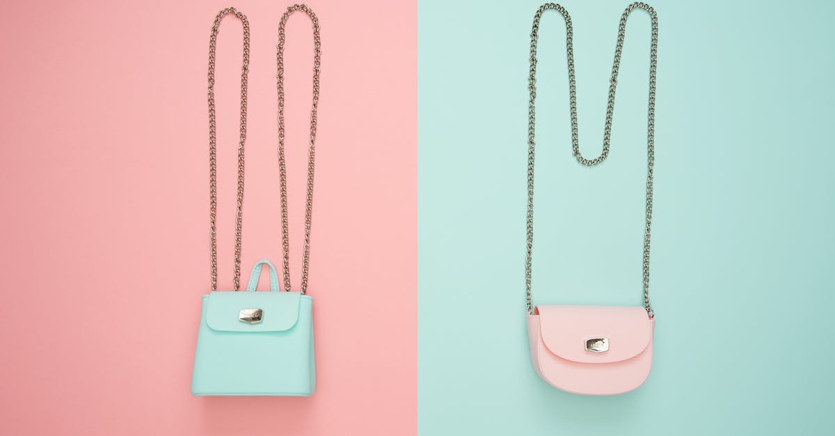 How does chain fishing work? - Photo of Two Teal and Pink Leather Crossbody Bags