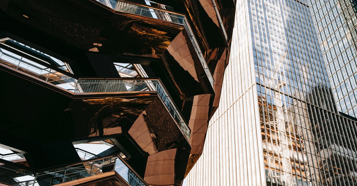 How does cornering work? - Modern building with balconies on street