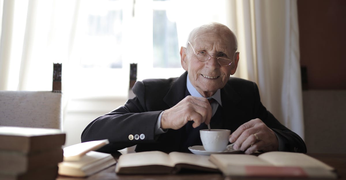 How does Lead By Example work when the squad leader has a lower will value than the rest of the squad? - Senior man in formal suit drinking hot drink while sitting at table with book How does Lead By Example work when the squad leader has a lower will value than the rest of the squad? - Senior man in formal suit drinking hot drink while sitting at table with book