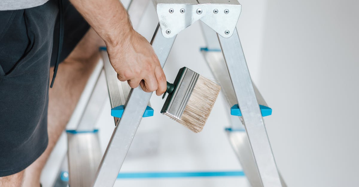 How does Live Painting skill work? - Painter with brush climbing ladder during renovation work How does Live Painting skill work? - Painter with brush climbing ladder during renovation work