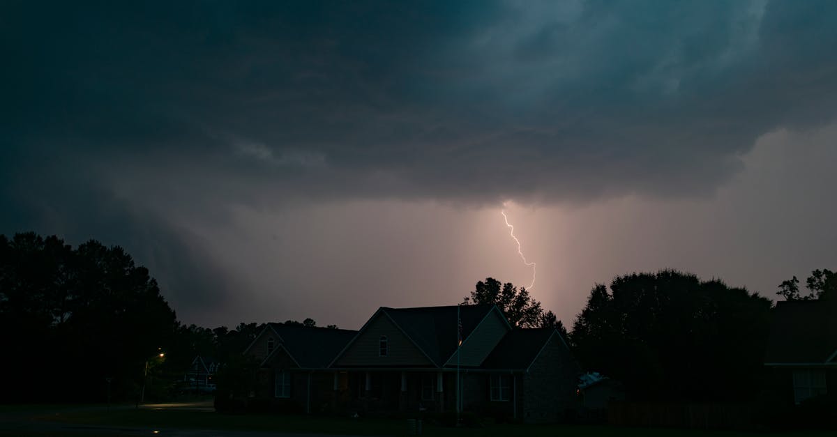 How does one make a lightning sword in vanilla Minecraft? - White and Black House Under Gray Clouds