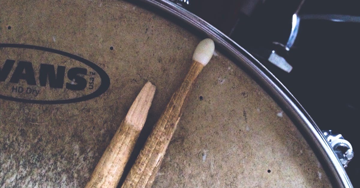 How does the Gordo Snare work? - Two Brown Drum Sticks on Brown Snare Stick