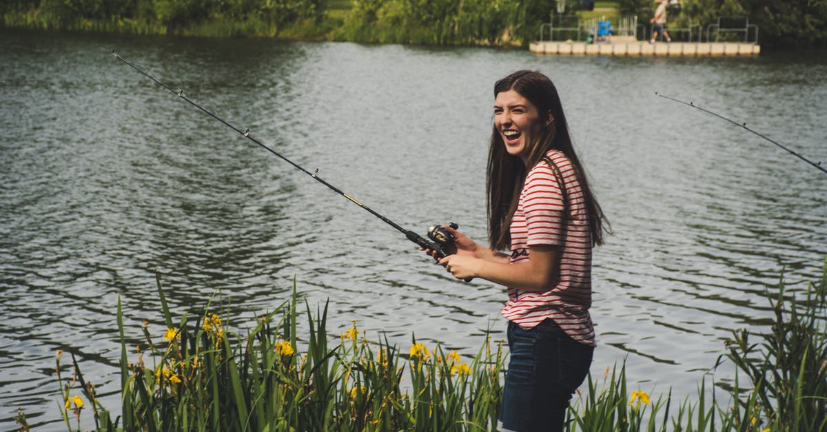 How does the quality of the Fishing Rod affect the counter rate when fishing? If it doesn't, what does it do? - Woman in Red Striped Shirt and Blue Denim Shorts Holding Fishing Rod