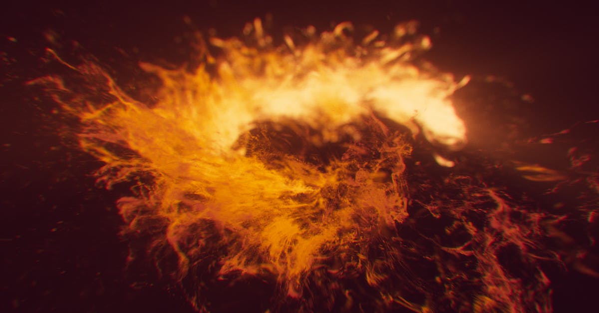 How does the Zoltan Explosion work? - Yellow and White Smoke during Night Time How does the Zoltan Explosion work? - Yellow and White Smoke during Night Time
