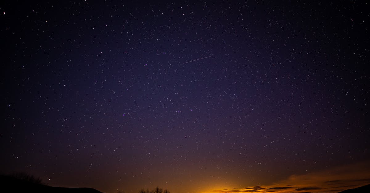 How far does the range of magic go? - Amazing scenery of silhouettes of trees and hills against picturesque starry sky in evening How far does the range of magic go? - Amazing scenery of silhouettes of trees and hills against picturesque starry sky in evening