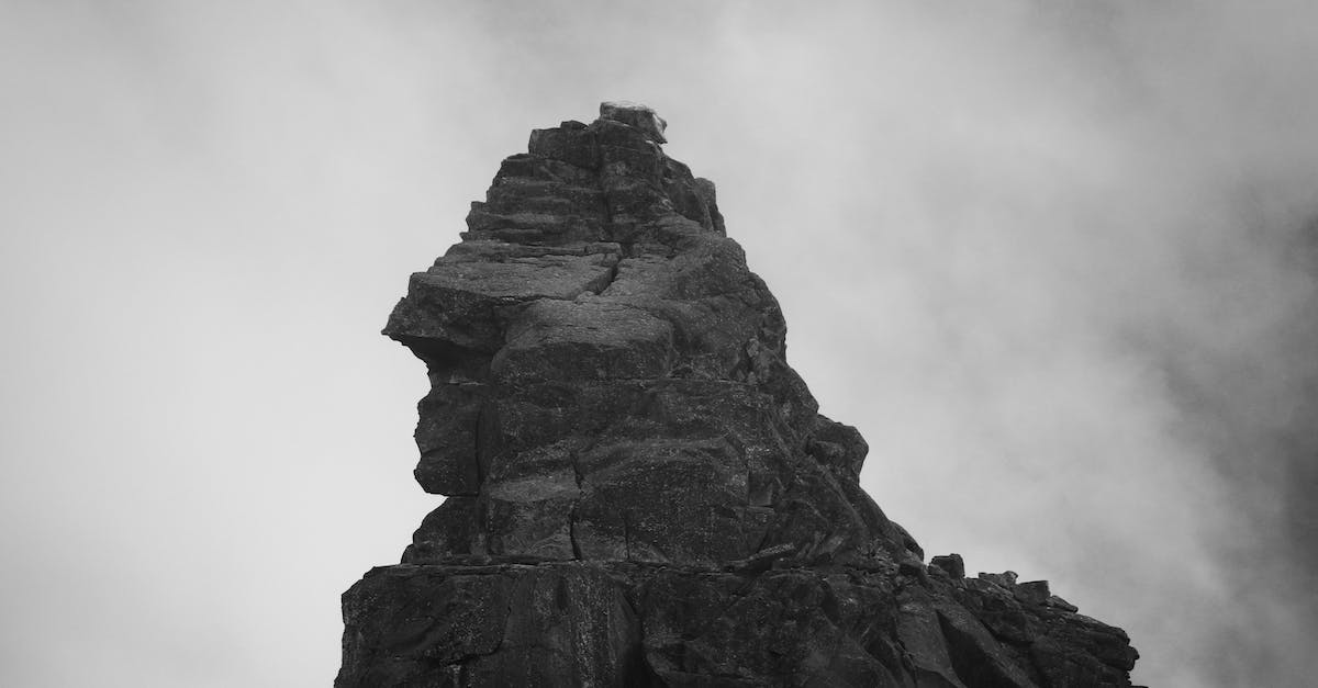 How great is the effect of trees on noise pollution? - Brown Rocky Mountain Under White Sky