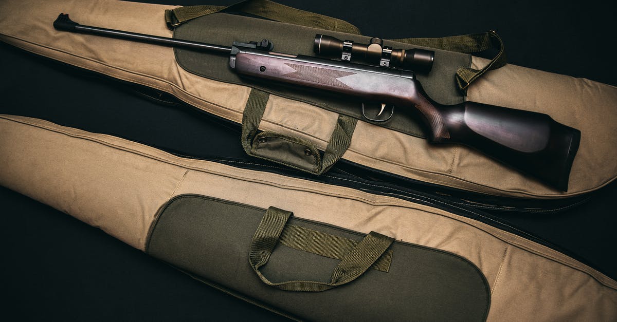 How is weapon warmup/windup handled? - Black Rifle With Scope and Brown Gig Bag