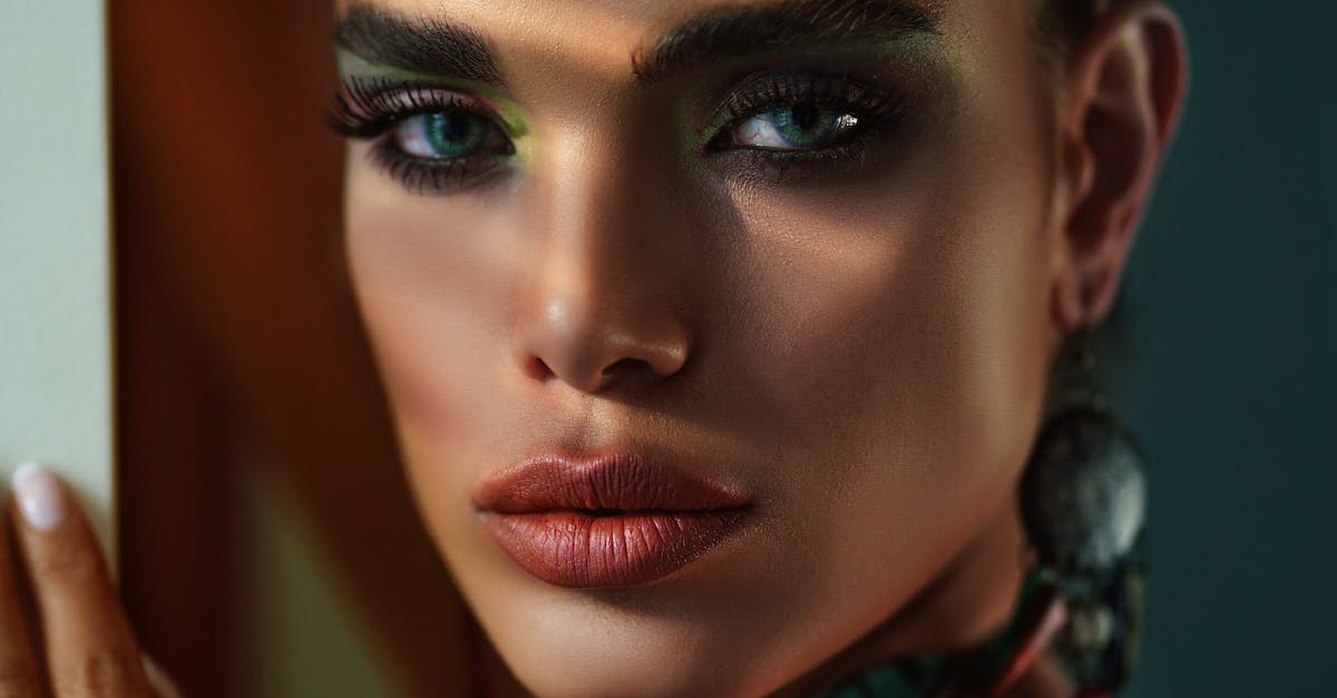 How long do I have until my crops wither? - Crop stylish model with makeup near wall