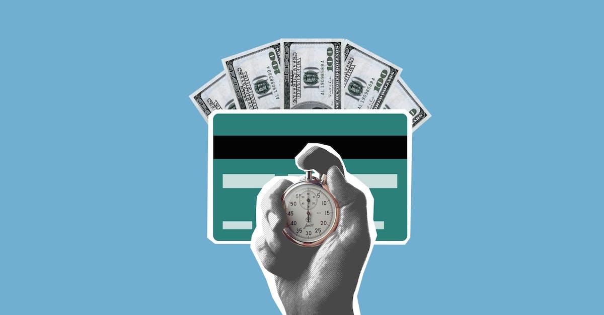 How long do I need to wait to reconnect to the pokemon bank after it is "locked" due to interrupted communication? - Cut out paper composition of stopwatch in hand of man waiting for money credited to credit card on blue background