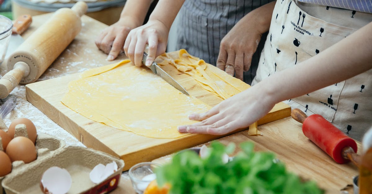 How long does roll take to end? - Women making homemade pasta in kitchen