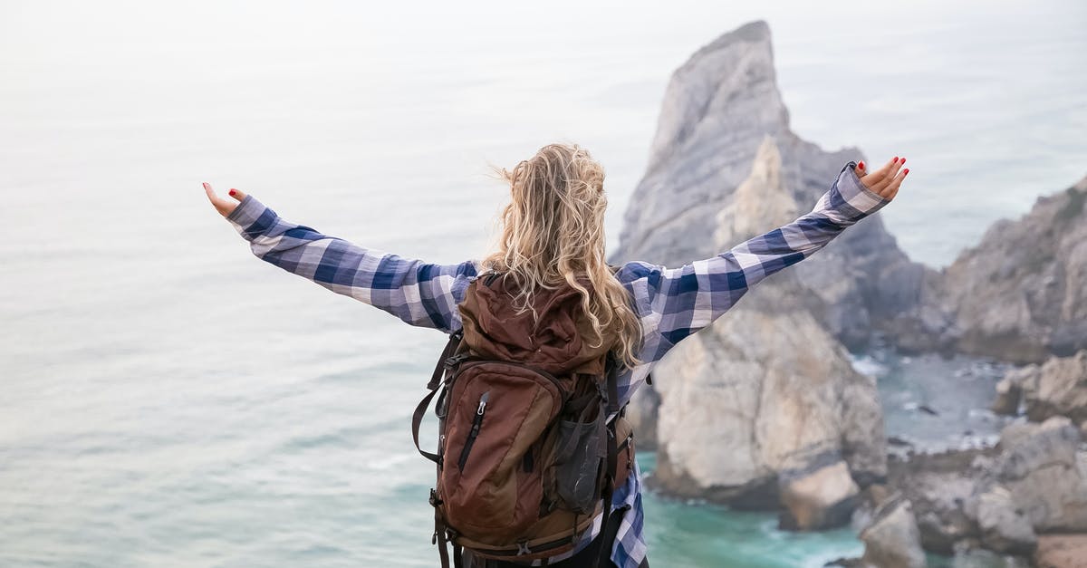 How long is overtime? - Woman in Blue and Black Plaid Long Sleeve Shirt Standing on Rock Formation Near Body of Near Near Near Near