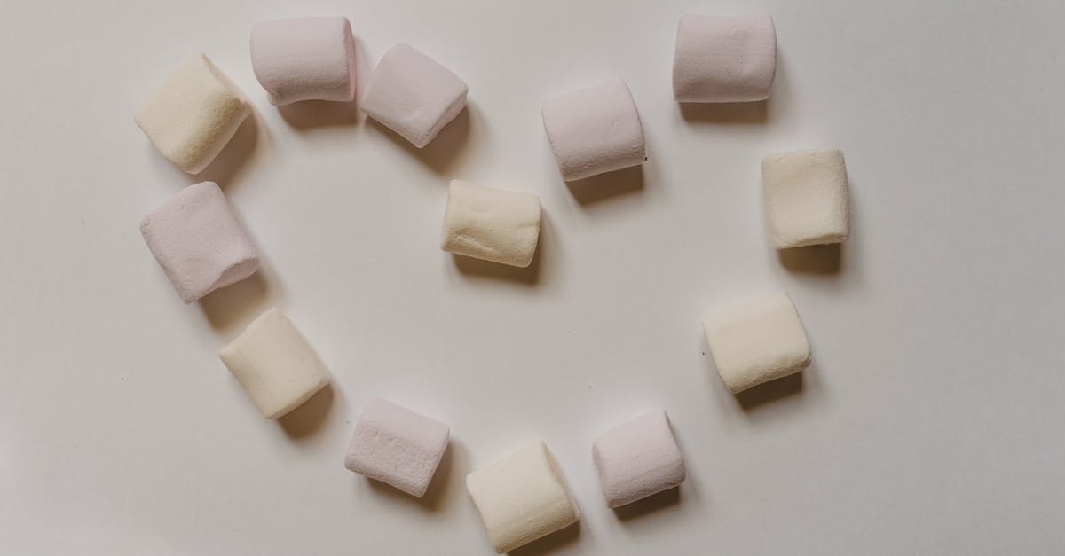How many candies can a villager eat before moving slower than guards? - Sweet marshmallows arranged on table in shape of heart