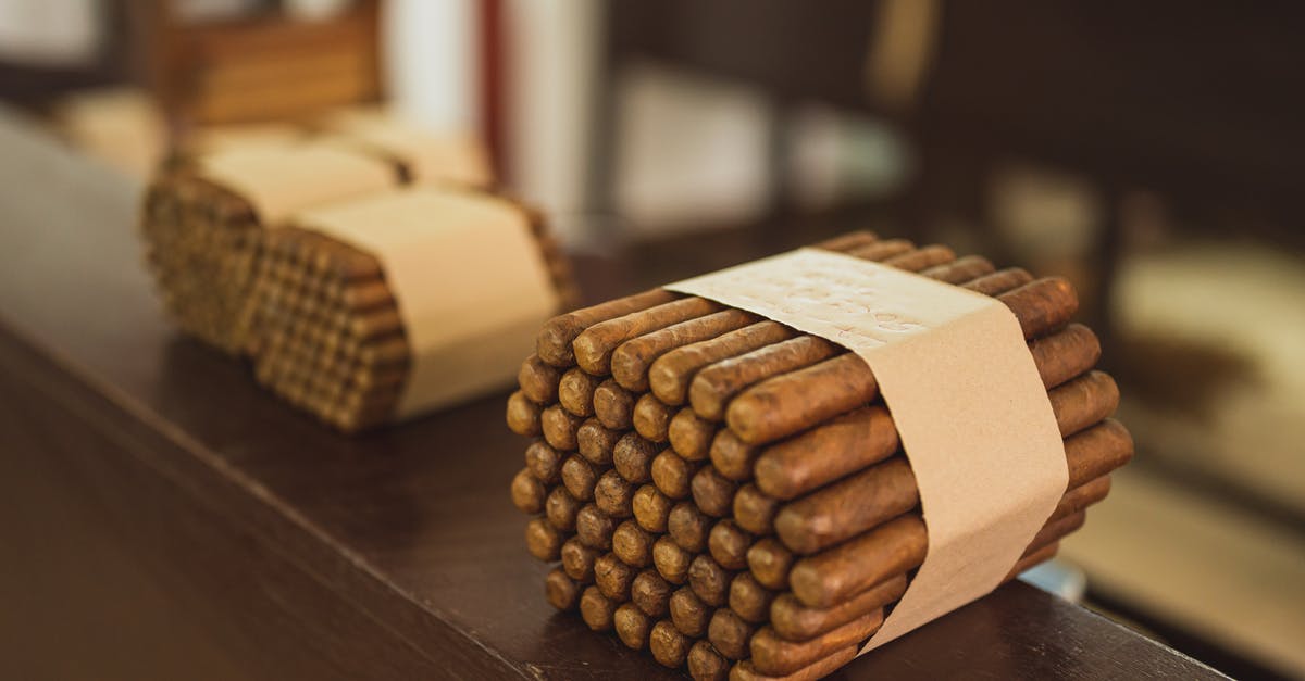 How many colonies can be put into a sector? - Stacks of raw packed cigars in fabric