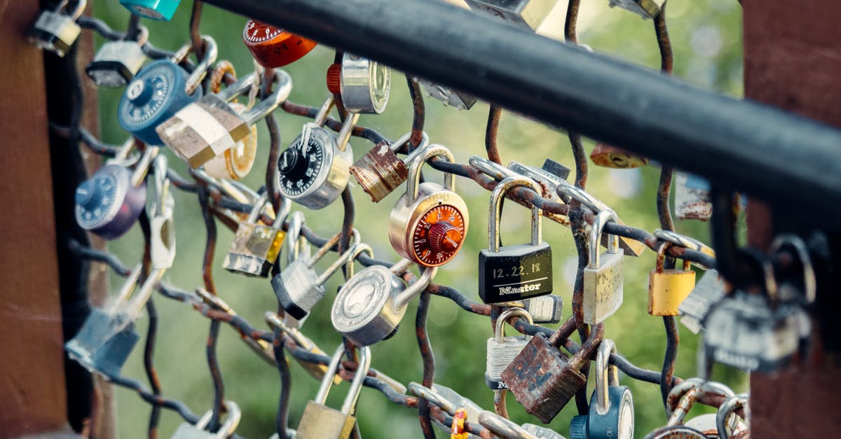 How many flashpoints are there, and how are they gated - Numerous padlocks on metal bridge railing