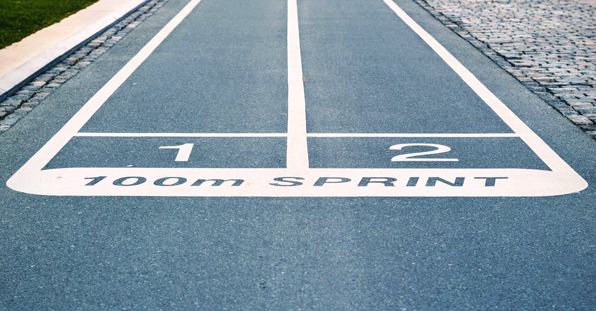How many Perks can you start a run with? - Blue Concrete Pavement With 100m Sprint Paint How many Perks can you start a run with? - Blue Concrete Pavement With 100m Sprint Paint