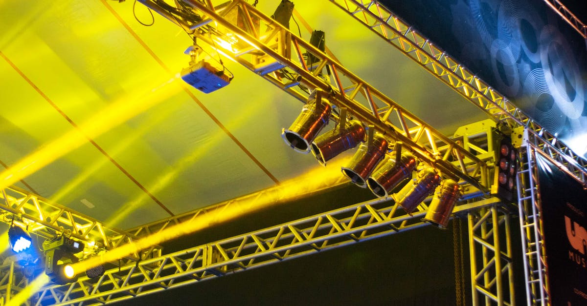 How many times can I upgrade my lightning spell? - Stage with glowing lamps at dark time