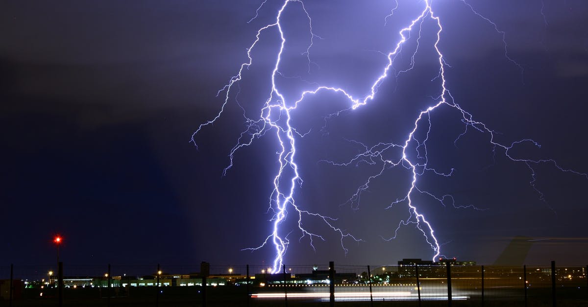 How much damage does a lightning bolt deal? - Thunderstorm at Nighttime